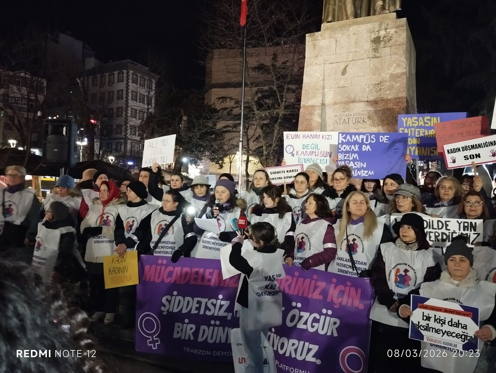 Trabzon’da 8 Mart çağrısı: “Eşitlik, güvenceli iş ve şiddetsiz yaşam istiyoruz”