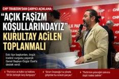 CHP Trabzon’da “Açık Faşizm” Çıkışı
