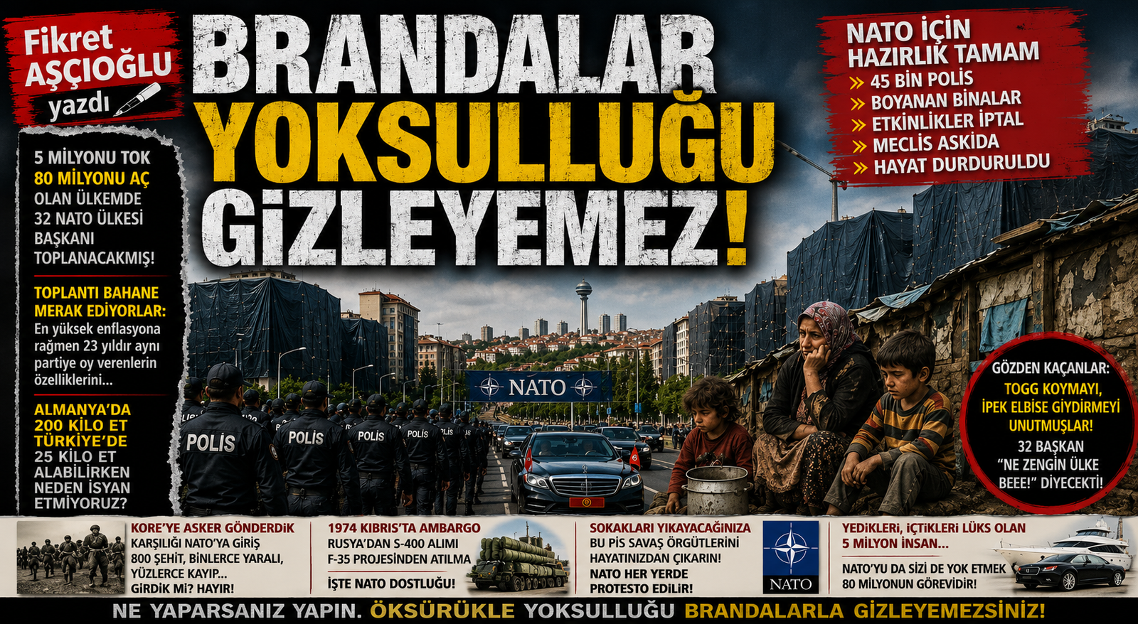 Brandalar Yoksulluğu Gizleyemez ! Fikret AŞÇIOĞLU yazdı