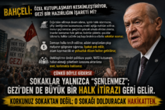 Sokağı Değil, Yarattığınız Düzeni Sorgulayın  Süleyman Hacıbektaşoğlu yazdı