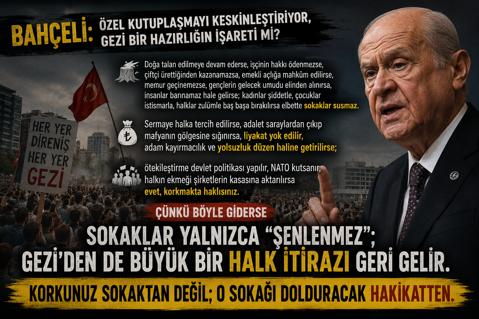 Sokağı Değil, Yarattığınız Düzeni Sorgulayın  Süleyman Hacıbektaşoğlu yazdı
