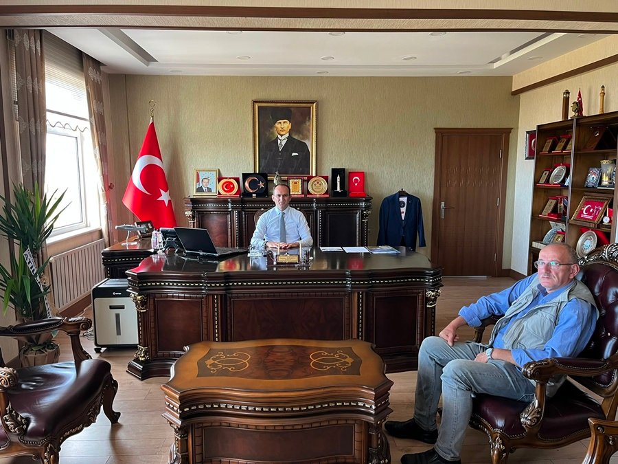 Kaymakam Sarıdoğan’a Hayırlı Olsun Ziyareti