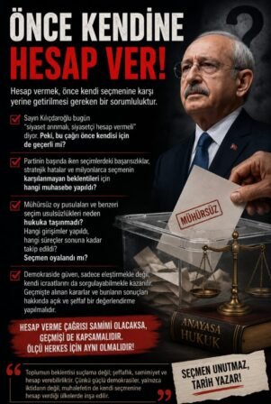 Önce Kendine Hesap Ver!