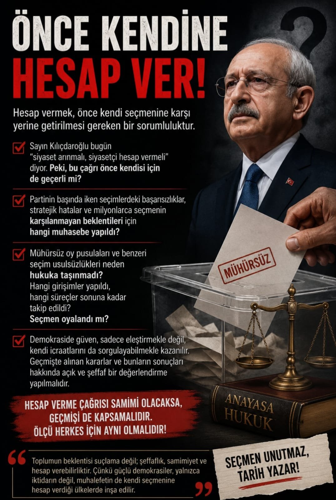 Önce Kendine Hesap Ver!