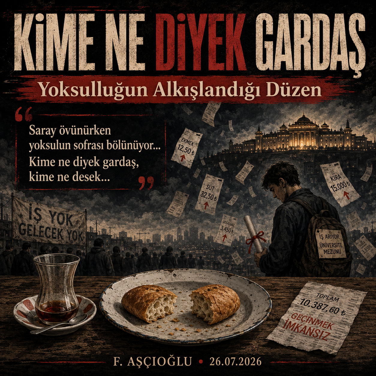 Kime Ne Desek: Memleketin Acı Hâli  Fikret Aşçıoğlu yazdı