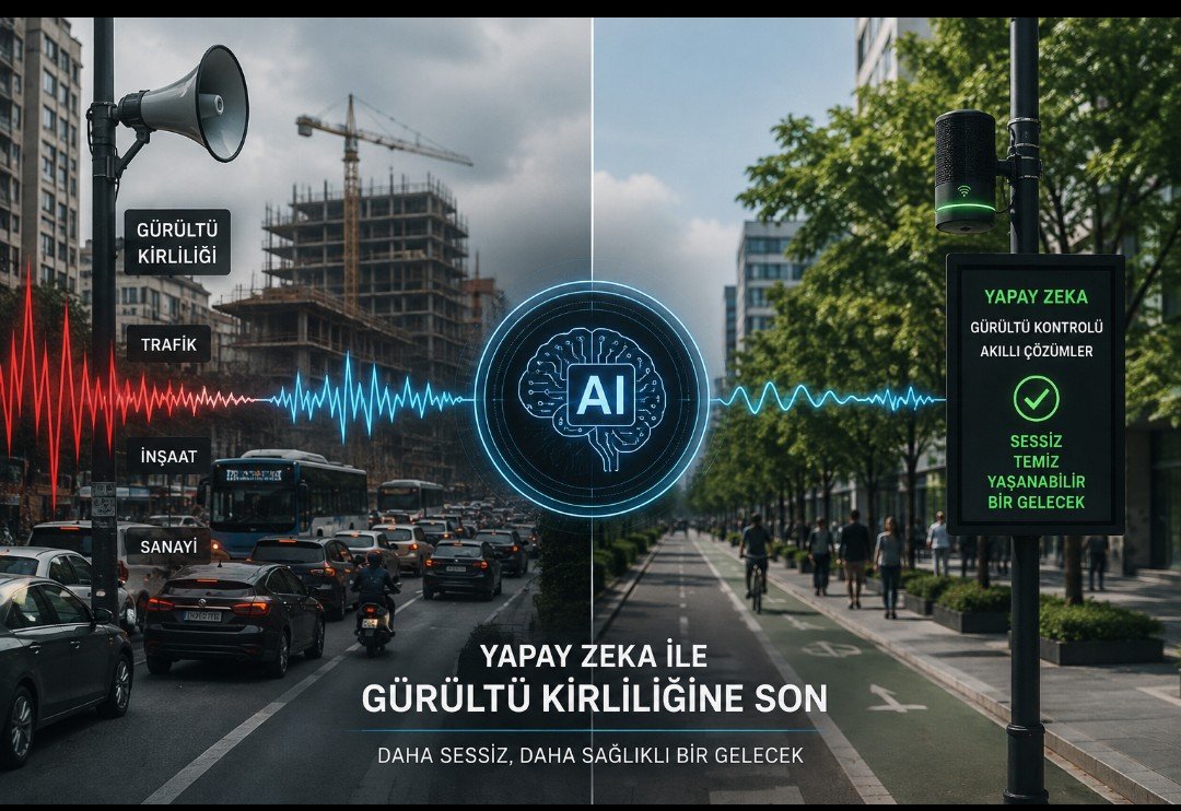 YAPAY ZEKÂ İLE GÜRÜLTÜ KİRLİLİĞİNE SON